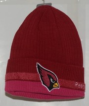 Reebok Team Apparel NFL Licensed Arizona Cardinals Breast Cancer Beanie - £14.14 GBP