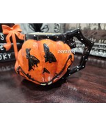 Halloween Blue Sky Clayworks Pumpkin Coffee Mug Decor NEW - £18.13 GBP