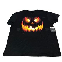 Mens 2XL Halloween Shirt Scary Pumpkin Jack O Lantern - £11.70 GBP