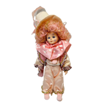 Vintage 1990 Cotton Candy Robin Woods Fantasy Clown Doll Vinyl with Stand 11&quot; - £12.44 GBP