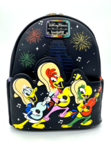 Disney Parks The Three Caballeros Loungefly Backpack EPCOT Mexico Pavilion GITD - £85.62 GBP