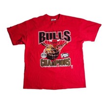 Vintage Chicago Bulls 1997 Back to Back NBA Champions Shirt Lee Size XL - £39.65 GBP