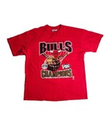 Vintage Chicago Bulls 1997 Back to Back NBA Champions Shirt Lee Size XL - £38.75 GBP