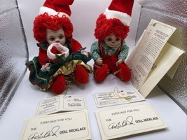 Selling Tiny Tots Jingle and Bell by Marie Osmond with COA, Tags & Necklaces! - $29.70