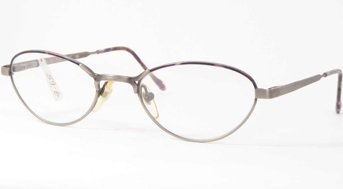 Vintage KUMPFMULLER 108 02 GREY MULTICOLOR UNIQUE RARE EYEGLASSES 50-20-... - $50.72