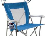 OUTDOOR SunShade Waterside Chair With Canopy For Beach Camping Picnic Blue - £40.46 GBP