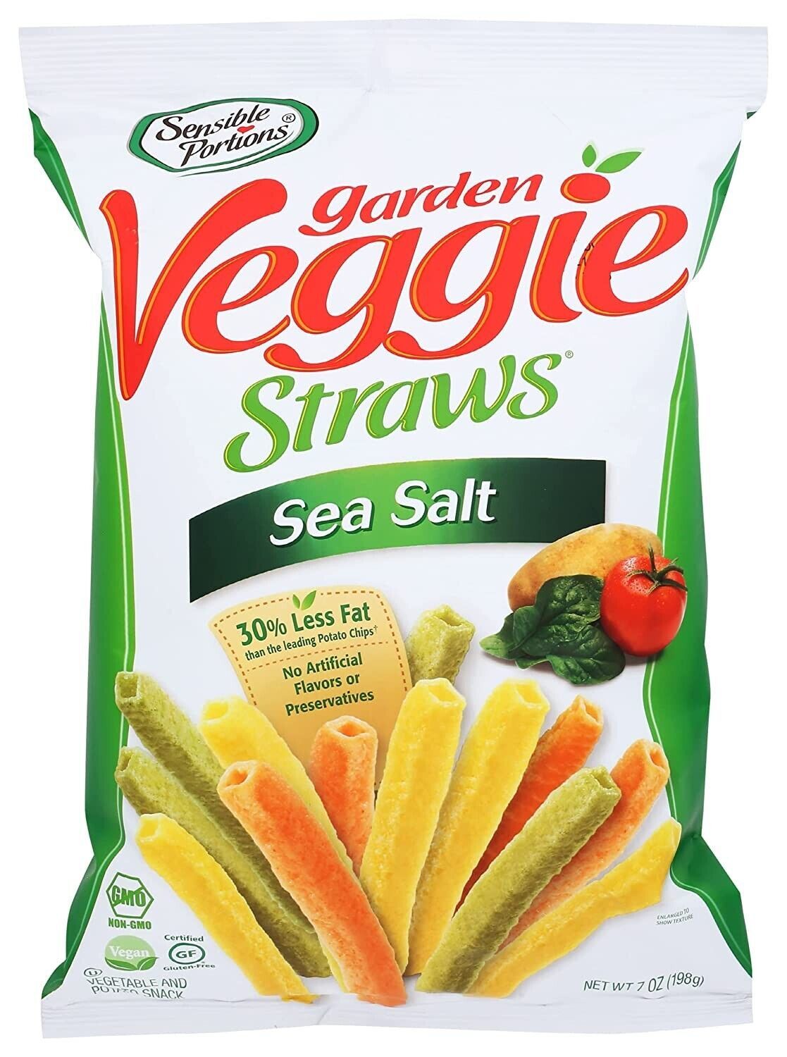 Sensible Portions Sea Salt Garden Veggie Straws - 7oz - £31.54 GBP