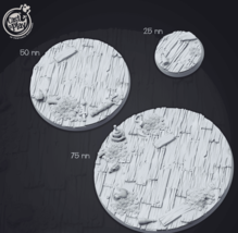 3D Printed Cast n Play - Cursed Crew Bases 28mm 32mm D&amp;D - $182.54 MXN+