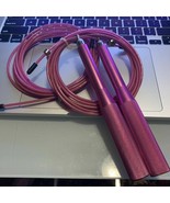 Weighted Jump Rope with Adjustable Steel Wire Cable Pink - $10.57 CAD
