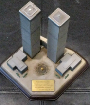 Danbury Mint Twin Towers Commemorative World Trade Center 911 Memorial NYC - £155.84 GBP