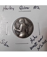 HOBO Harley Quinn #2 Made From A REAL Silver WWII War Nickel SIGNED - €12,91 EUR