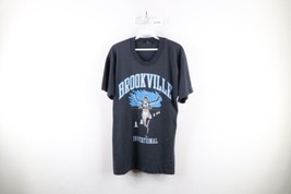 Vtg 90s Mens L Faded Brookville Invitational Cross Country Running T-Shirt USA - £26.26 GBP