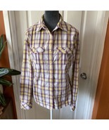 The North Face Women’s Plaid Long Sleeve Button Up Shirt Size M Medium V... - £12.70 GBP