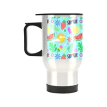 Insulated Stainless Steel Travel Mug - Commuters Cup - Cool Summer  (14 oz) - £11.86 GBP