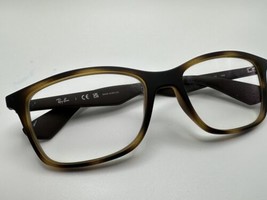 Ray Ban Tortoise 7047 5573 54-17-140 Made In Brazil Eyeglasses Frames Only - £39.00 GBP