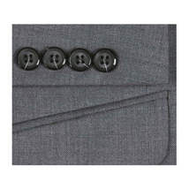 Men Renoir Suit Separate Super 140 Wool Two Button Classic Fit 508-3 Mid Gray image 4