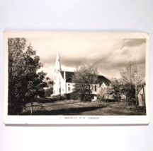 vintage postcard Baddeck Nova Scotia Canada Greenwood United Church Cape... - $8.89
