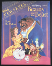 Vintage Oct 30, 1992 Disney Newsreel Newsletter Beauty and the Beast - £7.31 GBP