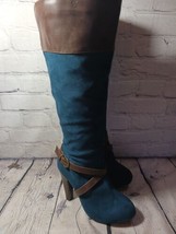 Womens Fashion Knee High Boots Sexy 4&quot; High Heel Party Boots Faux Suede ... - £23.35 GBP