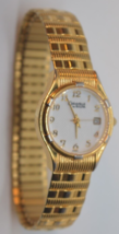 Vtg CARAVELLE by Bulova B1 womens quartz Date watch New battery GUARANTEED - £47.33 GBP