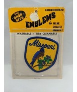 Embroidered Emblems Twil Eastern Bluebird Missouri Patch - $15.40 CAD
