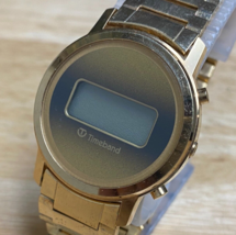 Vintage Timeband Fairchild Mens Gold Tone Digital Quartz Watch~For Parts... - $37.99