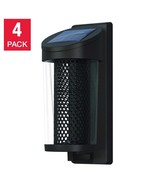 GTX Solar Post Accent Lights, 4 Pack, 10 Lumen Wall Light &amp; Rechargeable... - $44.68