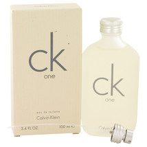 CK ONE by Calvin Klein Eau De Toilette Spray (Unisex) 3.4 oz For Men - £27.49 GBP