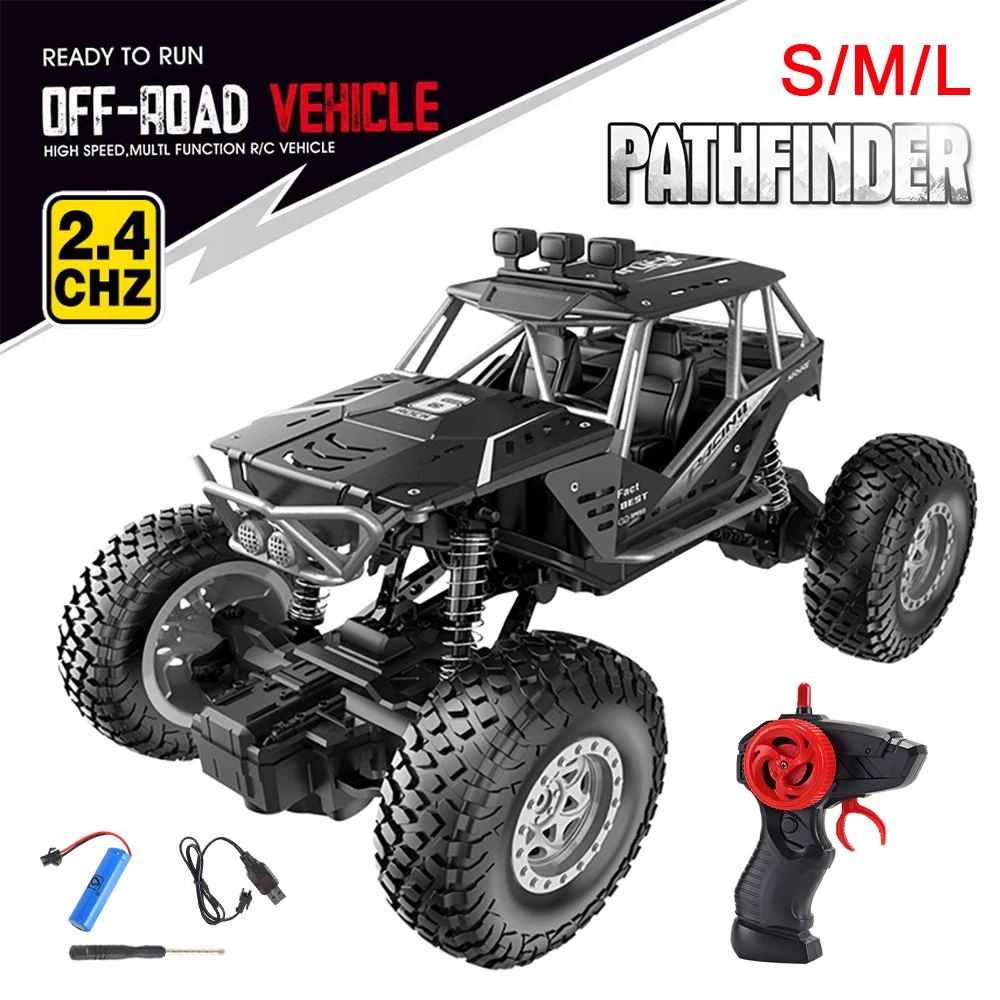RC Cars Remote Control Car Off Road Monster Truck,Metal Shell 4WD Dual Motors - £28.59 GBP+