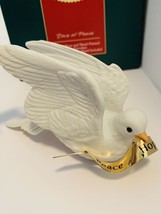 1990 Hallmark Ornament Dove of Peace Porcelain dove Limited Edition Ornament - £21.70 GBP