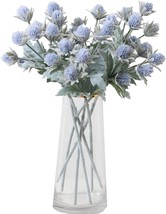 Tbuy Rose 3 Pack Artificial Eryngiums Eryngium Faux Plants For Garden Wedding - £31.08 GBP