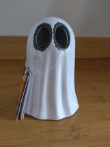 Halloween Multi Color Changing LED 5&quot; Ceramic Light Up Ghost - £7.98 GBP