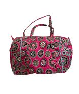 Vera Bradley Large Quilted Weekender Duffle Bag Pink - $801.56 MXN