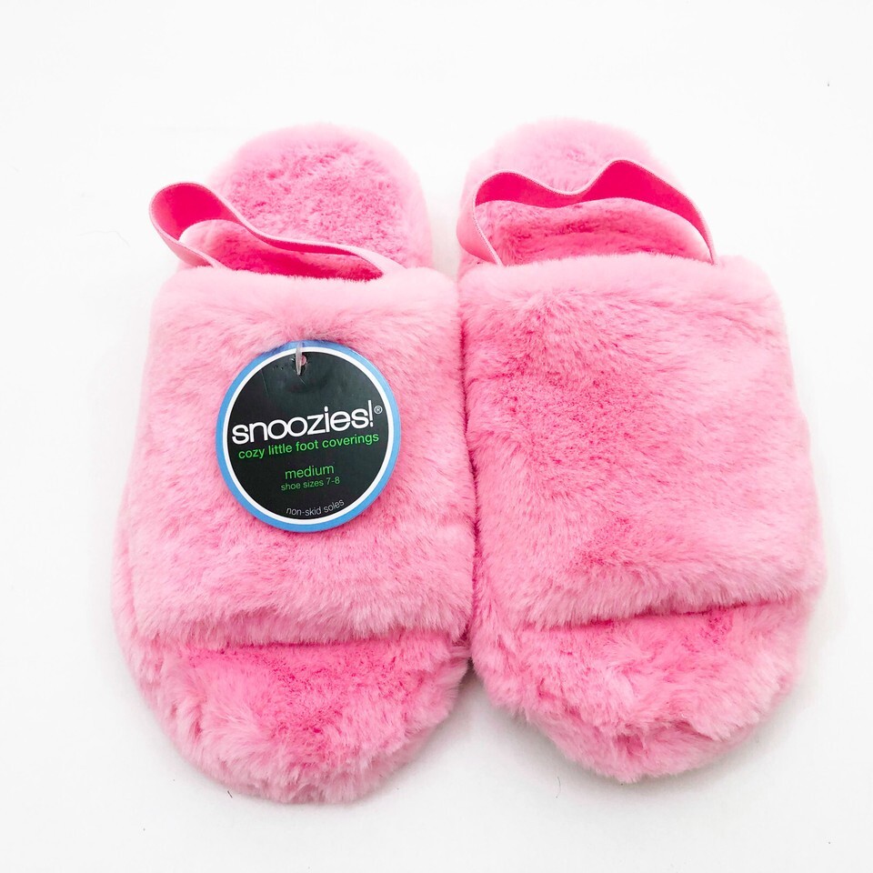 Snoozies Women's Pink Slides Slippers Medium 7/8 Non Skid Soles - $12.86 Snoozies Women's Pink Slides Slippers Medium 7/8 Non Skid Soles - $12.86