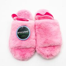 Snoozies Women's Pink Slides Slippers Medium 7/8 Non Skid Soles - $12.86