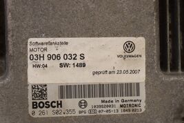 Audi VR Vr6 ECM ECU PCU Engine Control Computer Module 03H906032S image 2