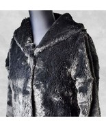 Patagonia Girls Size XL /14 Black Fuzzy Faux Fur Fleece Shawl Collar Jacket - $1,057.07 MXN