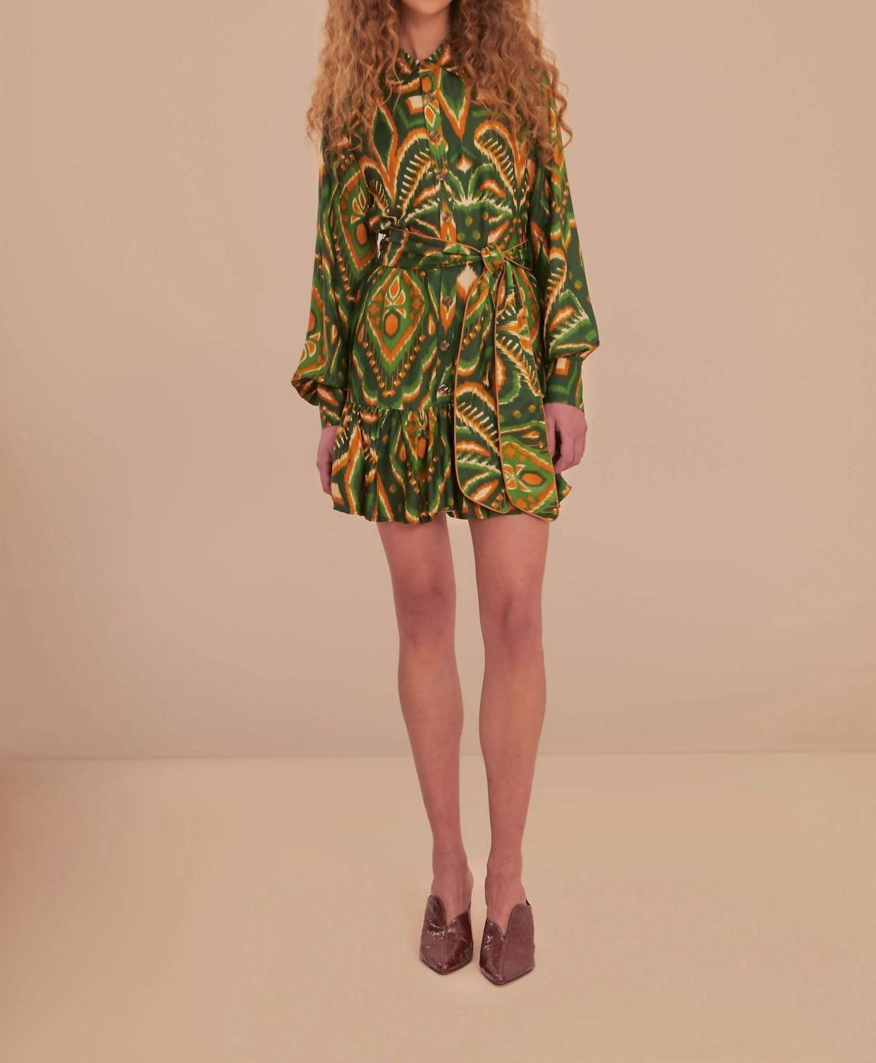 Farm Rio Pineapple Ikat Green Mini Size L - $148.50