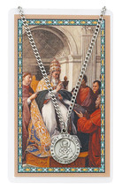 St. Gregory the Great Medal Necklace with a Laminated Prayer Card - $21.95