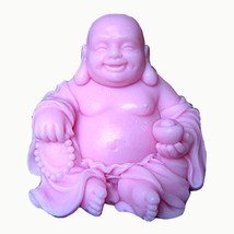 egbhouse, 3D Silicone Soap &amp; Candle Mold, plaster mold – Happy Buddha - £43.76 GBP