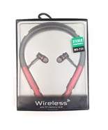 MS-T25 Neckband Wireless Bluetooth Sport Headset RED - £7.42 GBP