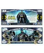 ✅ DC Comics Batman 1 Million Dollar Bills 10 Pack Novelty Money Collecti... - £7.46 GBP