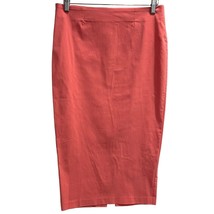 Asos Women Pencil Skirt Pink Long Maxi Back Slit Zipper Business Barbiecore 10 - £14.01 GBP