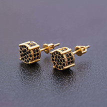 Luxury Black Hip Hop Earrings Perfect Party Gift Set - $38.69