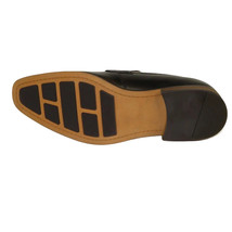 Men's Shoes Steve Madden Soft Leather upper Slip On Emree Black basket weave image 9