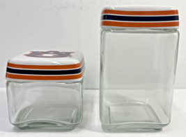 Auburn Tigers Square Jars (Set of 2) - College Treasures, Licensed Product - £30.95 GBP
