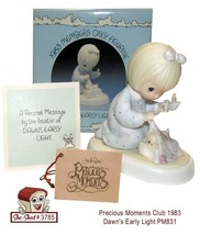 Precious Moments Dawn&#39;s Early Light PM831 Collector&#39;s Club 1983 Special Edition - £15.62 GBP