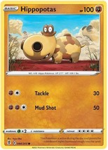 Hippopotas 84/203 Common Evolving Skies Pokemon Card - £3.93 GBP