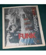 GEORGE CLINTON SHOW NEWSPAPER SUPPLEMENT VINTAGE 1993 - $463.85 MXN