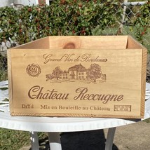 Chateau Recougne - Grand Vin De Boudreaux Empty Wine Box Crate - £28.84 GBP